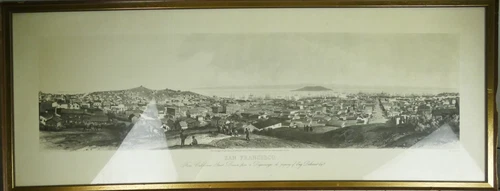Daguerreotype by Eugène Delessert San Francisco 1855 39x100 cm Ku-4