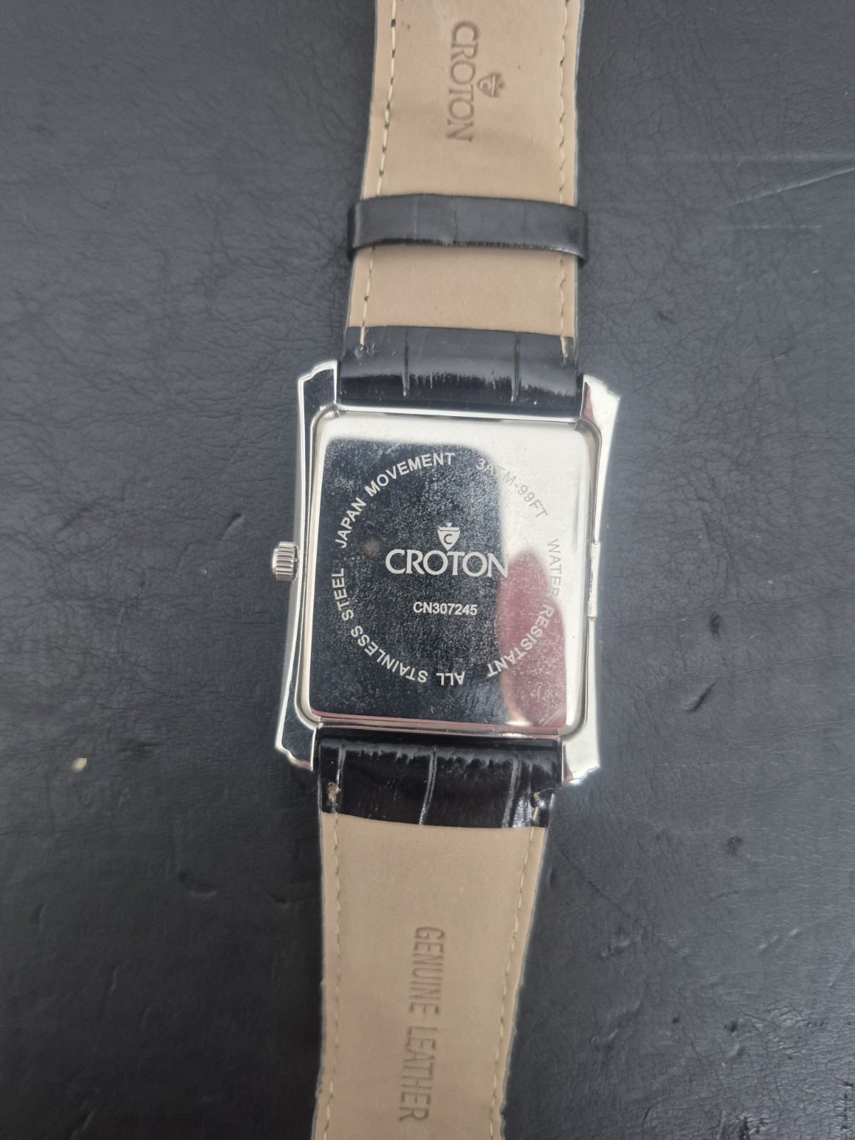 Croton Cn307245 Rectangular Silver Stainless Stee… - image 6