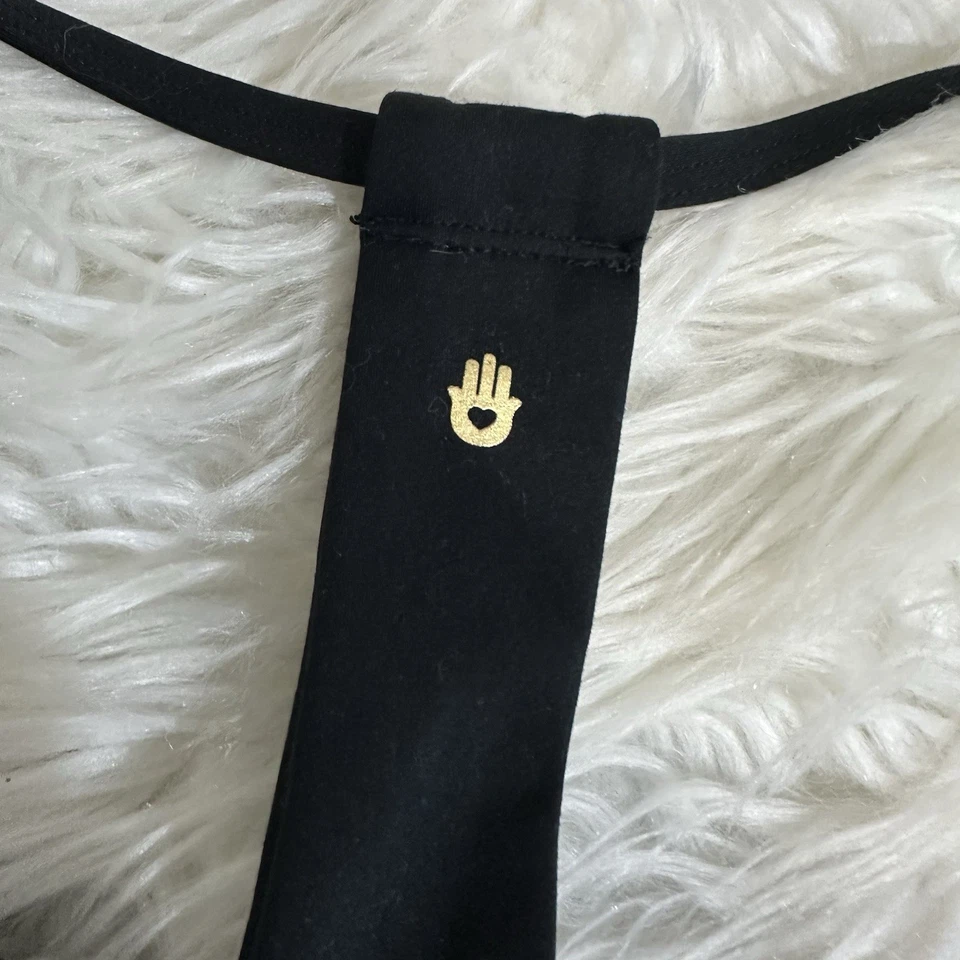 Spiritual Gangster Womens Sports Bra Size Medium Black Racerback Yoga Pilates - Image 3 of 4