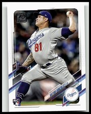 2021 Topps Update #US76 Victor Gonzalez Los Angeles Dodgers Rookie