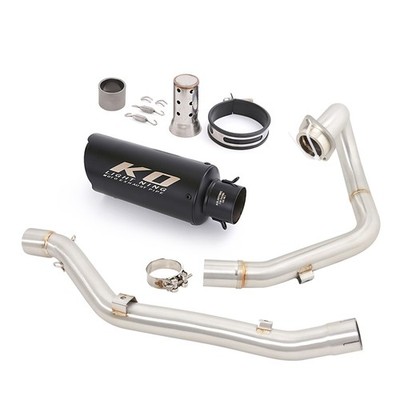 Slip For Suzuki DRZ400 2000-2025 Header Exhaust System Front Link Pipe Muffler