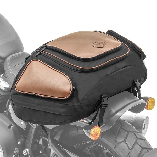 Vintage Hecktasche FüR Moto Guzzi California / 1400 Custom Sozius Tasche X50-image