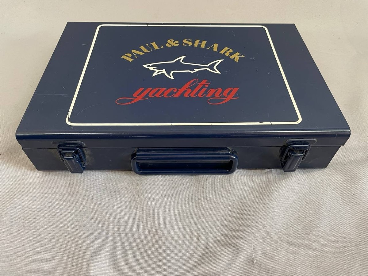 Paul & Shark Yachting Blue Carrying Case Steel Box Briefcase | eBay