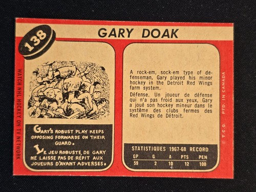 1968-69 OPC Hockey Cards Poor to NM (Pick from List) - See Photos for Condition - Picture 164 of 347