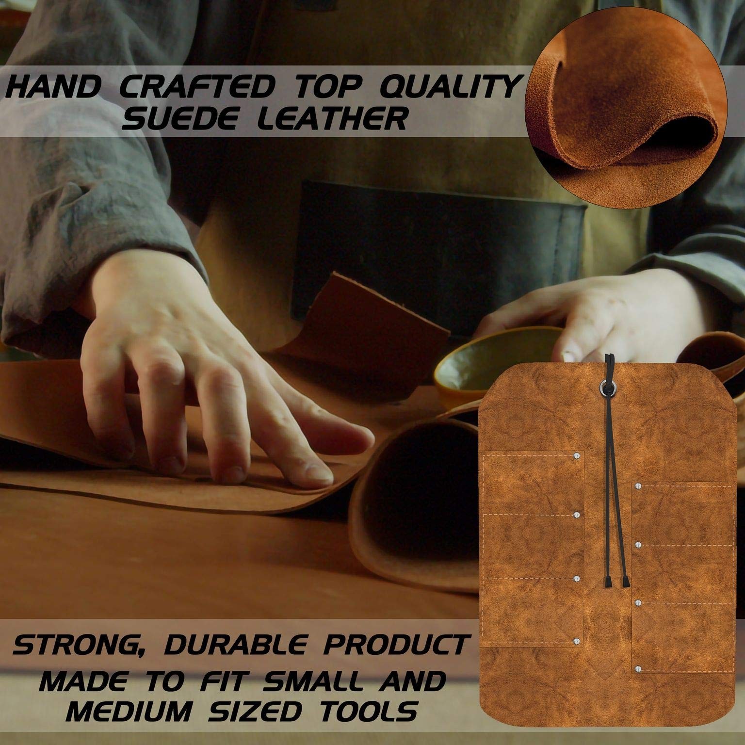 UJ Ramelson Pocket Leather Tool Roll 6 Pocket – Leather