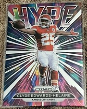 CLYDE EDWARDS-HELAIRE 2021 PANINI PRIZM HYPE INSERT #H-13 KANSAS CITY CHIEFS
