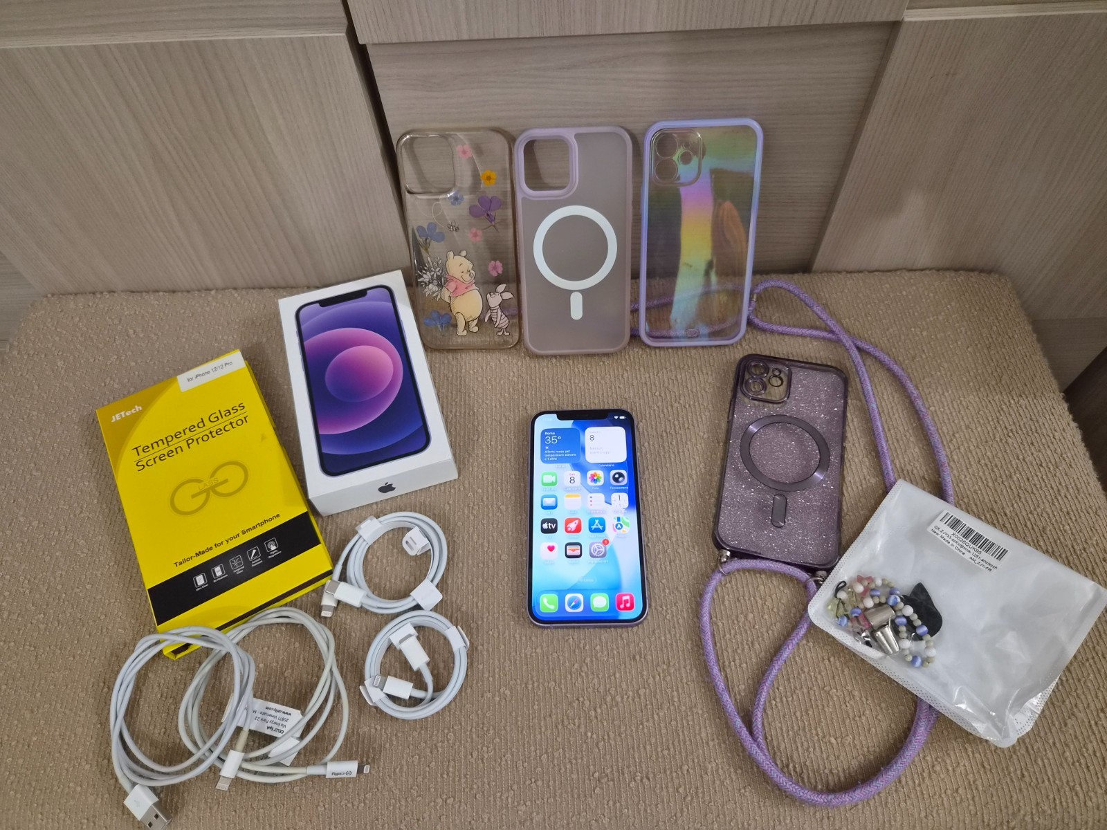 SmartPhone Apple iPhone 12 128GB Viola + Accessori