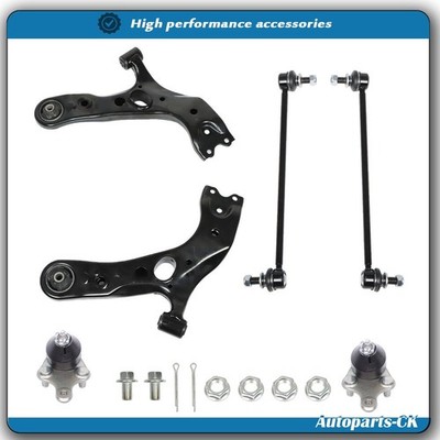 4pcs Fit For Lexus NX300h 2015/16-19 Front Lower Control Arms + Sway Bar Links
