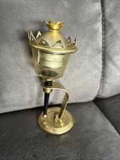 Rare vintage Celsius thermometer 1950s/60s on a black and gold Brass Stand