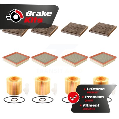 Air Cabin Engine Cartridge Oil Filters (12 Total) Kit For 2010-2015 Lexus RX450h