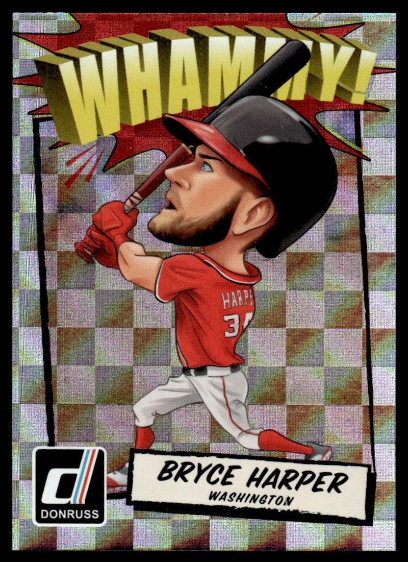 2017 Donruss Whammy Bryce Harper Washington Nationals #W-4