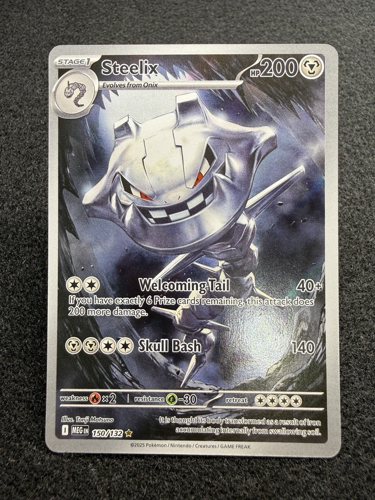 Steelix 150/132 Me01: Mega Evolution Holo