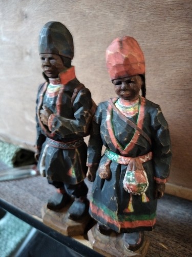 Torborg Lindberg-Karlsson (1908-1980) Swedish Wood Carving Figures - Picture 5 of 13