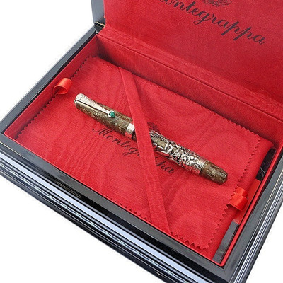 Montegrappa Fountain Pen Monkey Limited Oriental Zodiac Sterling Silver Nib B 18