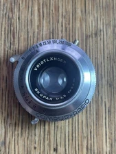 Voigtlander Skopar 3.5/10.5cm Lens Prototype Compur Rapid