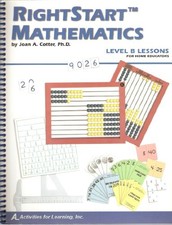 RIGHTSTART MATHEMATICS LEVEL B FOR HOME EDUCATORS By Joan A Cotter  Mint 