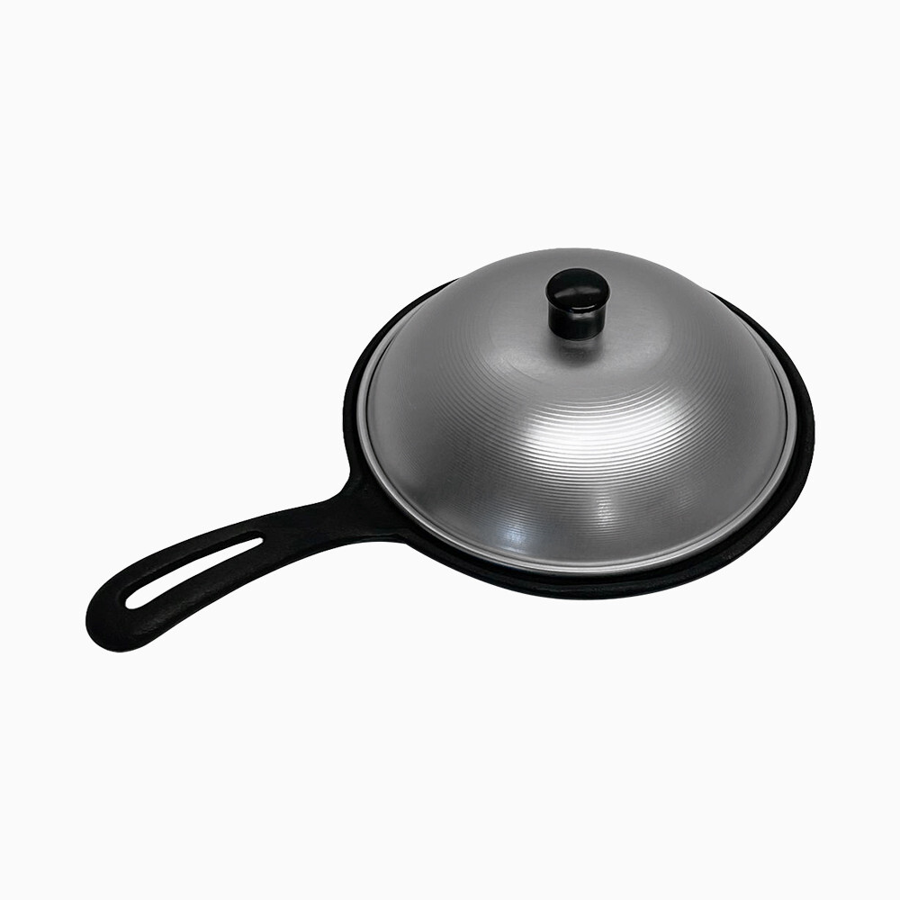 Commercial Chef Cast Iron Danish Aebleskiver Pan, Preseasoned Cast Iron