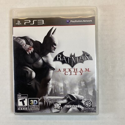 Batman Arkham City PS3 Sony PlayStation 3 Video Game Complete & Tested