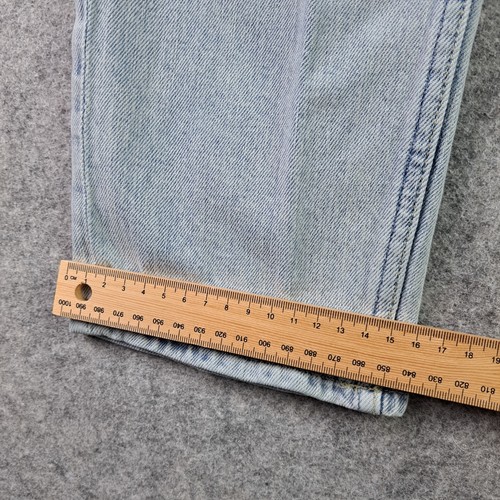 H&M Jeans Mens W33 L32 Blue Denim Slim Zip Fly Casual Button &Denim 5688 - Picture 9 of 15
