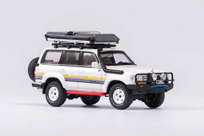 KengFai 1/64 Scale Toyota Land Cruiser LC80 White2 Diecast Car Model Toy