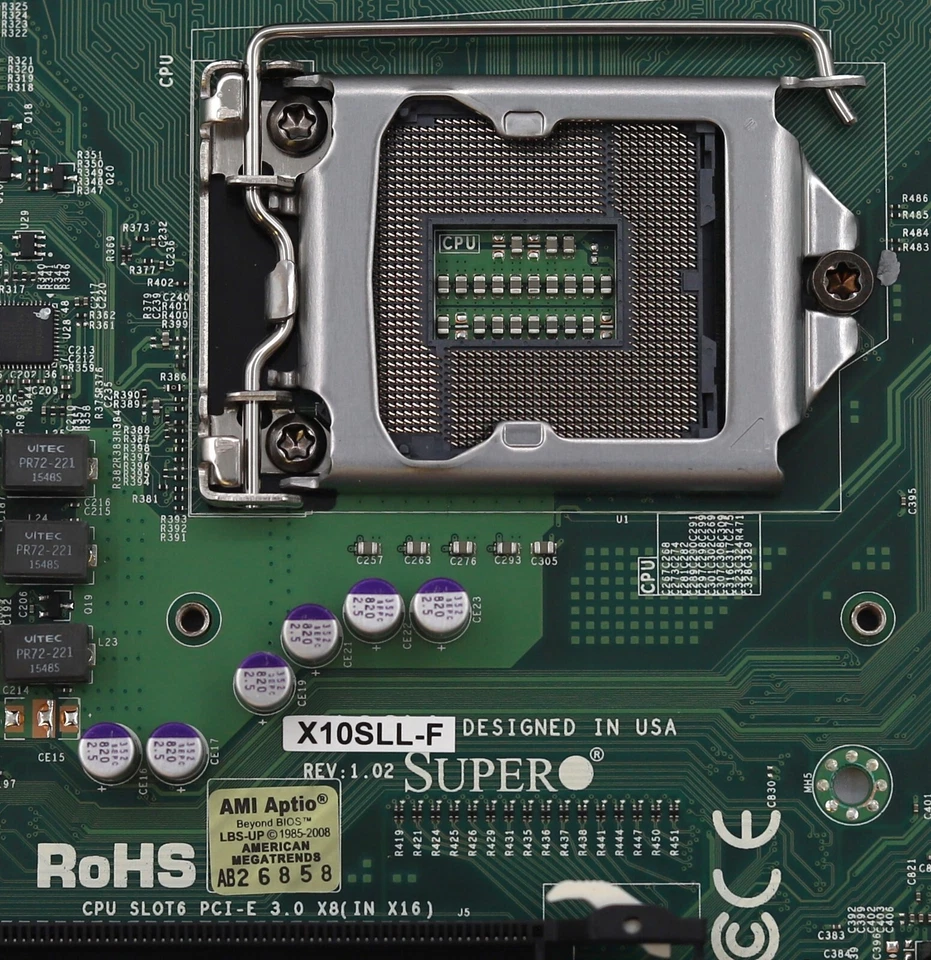 SuperMicro X10SLL-F DDR3 LGA 1150 Micro ATX Server Motherboard Tested Working - Image 3 of 3