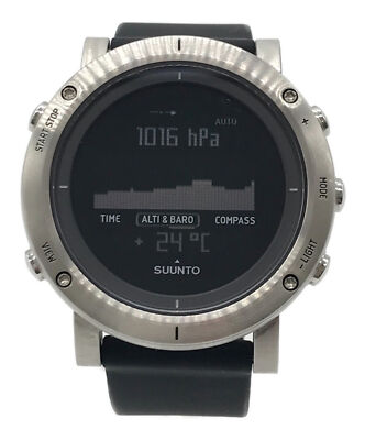 SUUNTO Digital Watch SS020339000Core Brushed Steel Black Men
