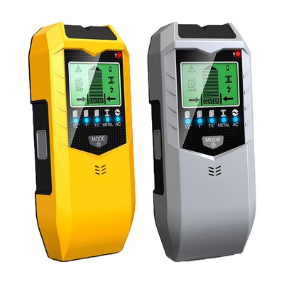 Handheld Wall Scanner Detector LCD Digital Display Depth Tracker Battery-Yellow
