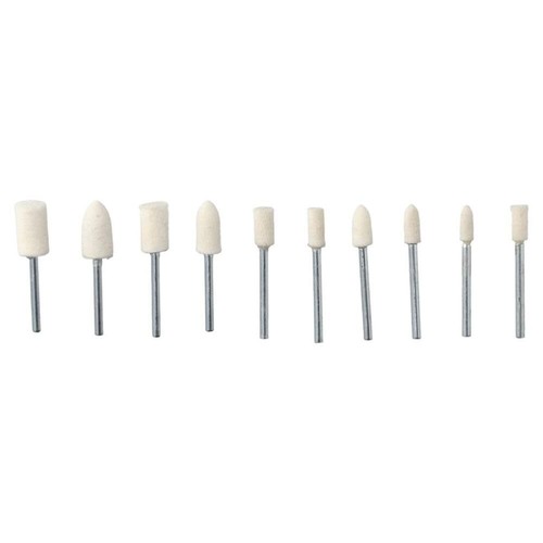 100Pcs Wool Felt Buffing Polishing Wheels Kit Waxing-Head Wheel For Dremel Tools - Picture 14 of 14