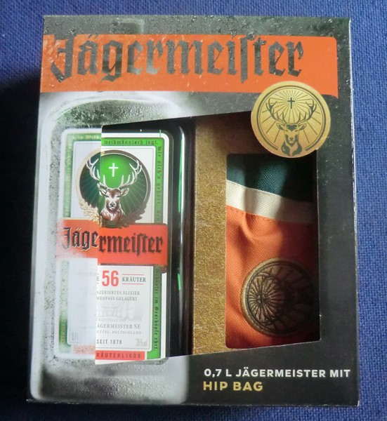 33€/L JäGermeister KräUterliköR Hip Bag GüRteltasche 0,7L 35%Vol.Alk. Limitiert-image