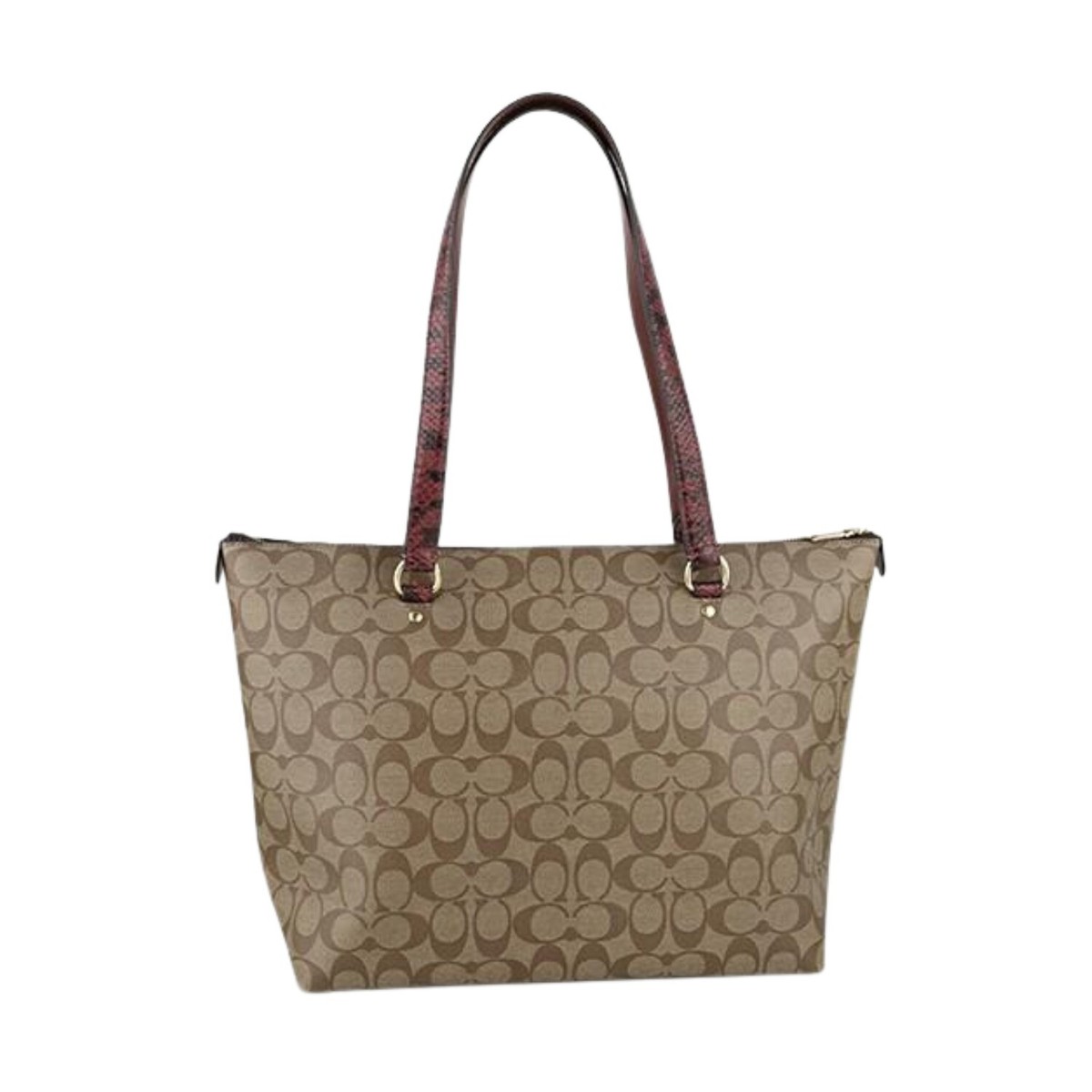 コーチバッグ Coach Signature Gallery Tote Canvas Bag Womens Style