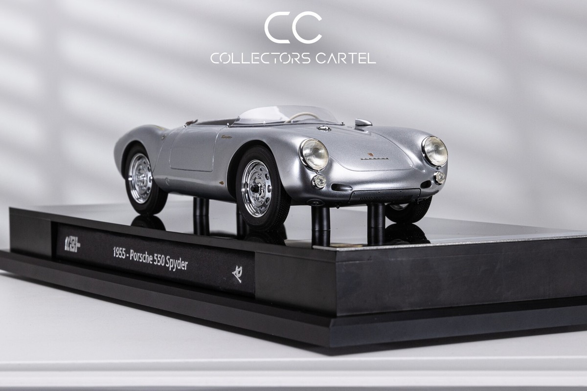 ミニカー Porsche 550 Spyder Porsche 550 Spyder (Silver) [Amalgam] 1:18 | eBay