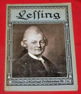 Lessing , Georg Witkowski , mit 81 Abbildungen , Velhagen & Klasing , 1921 , TOP