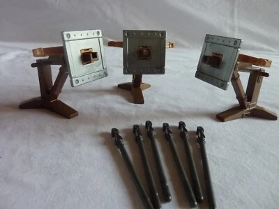 PLAYMOBIL LOT 3 BALISTES LANCE FLECHE ROMAIN LEGIONNAIRE GLADIATEUR ARENE ARME - Photo 1/2