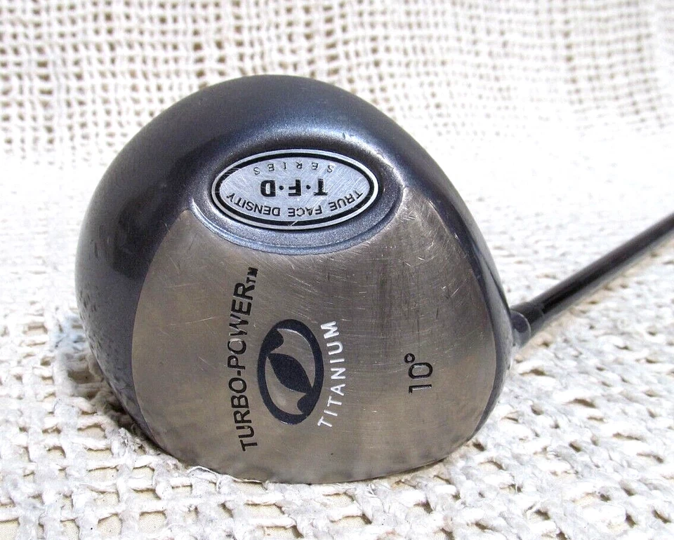 Turbo-Power Serie TFD Titanio 10*Deg Driver MANO IZQUIERDA~ Varilla de Grafito Reg Flex Foto 4 de 4