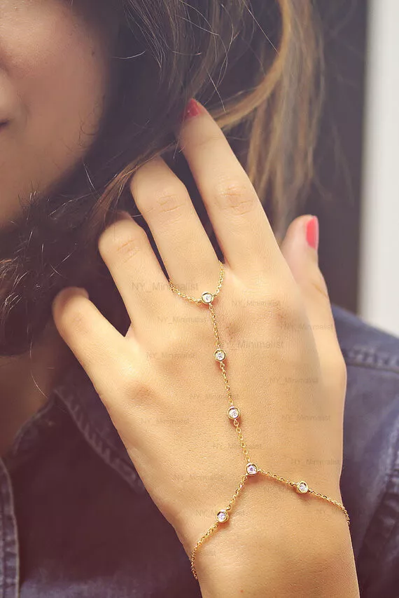 Diamond slave bracelet deals
