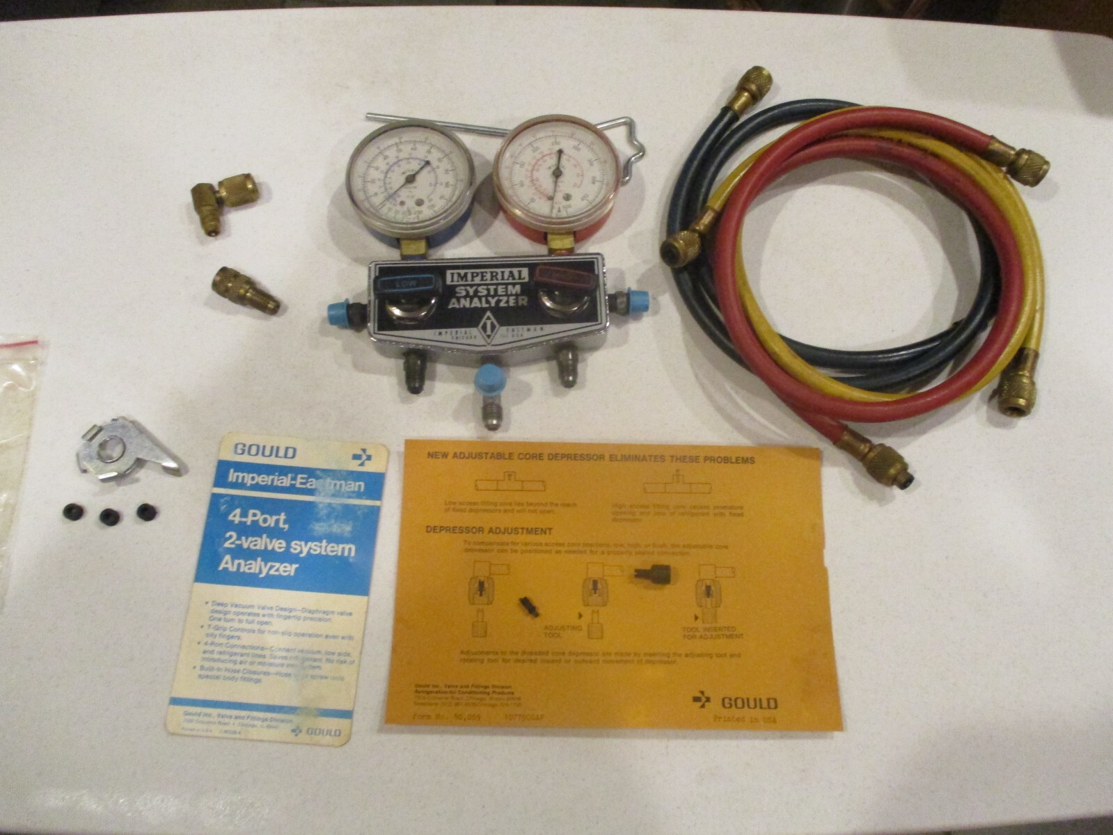 Gould Imperial Eastman Gauge Set for Air Conditioner Service Set