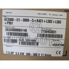 ACS800-U1-0009-5+K451+L502+L503+P901 ABB 7.5 HP 5.5 KW 380-400V UPS Express GQ