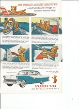 Original 1956 Ford Fairlane Victoria Vintage Print Ad They Are Not Making The