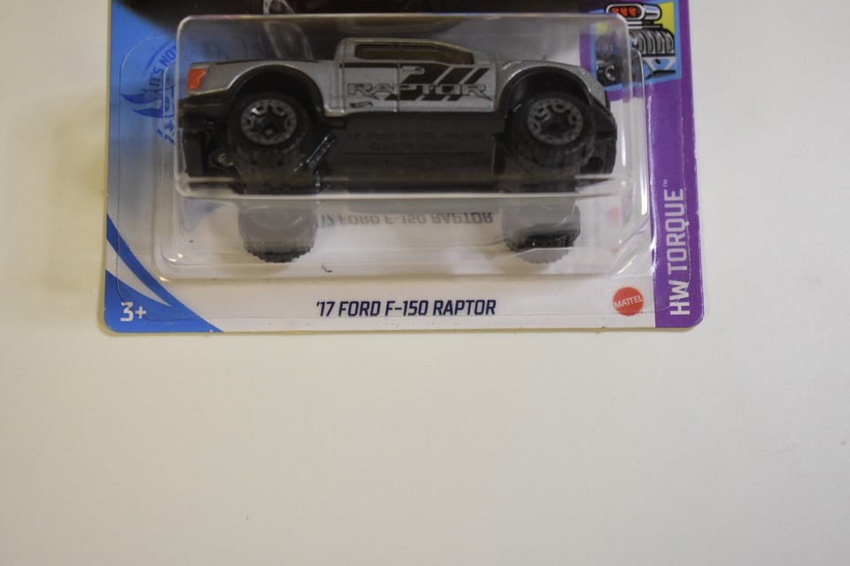 Hot Wheels Torque 5/5 2017 Ford F150 Raptor Silver 164 Diecast eBay