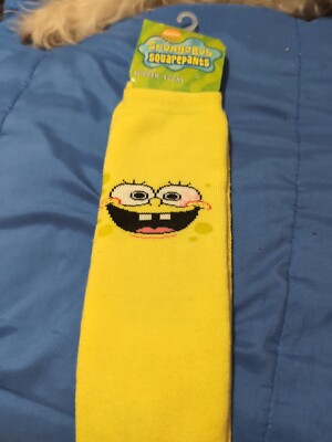 2003 SpongeBob SquarePants Slipper Socks Never Opened