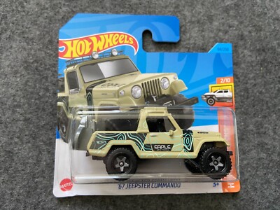 67 Jeepster Commando HW Hot Trucks Short Card Hot Wheels
