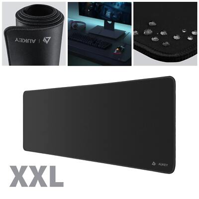 Gaming Mauspad XXL Anti-Rutsch Mousepad Schreibtisch Matte Weltkarte Design DE E - Foto 3