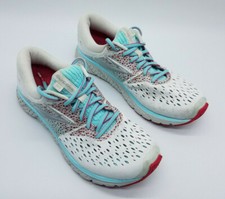 Brooks Glycerin 16 Women's Size 9 B Medium Running Shoes White Blue Pink