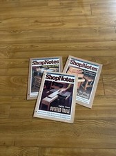 ShopNotes Magazine Lot Of 3 Volume 4 Issue 20, Volume 5 Issues 20 And 25