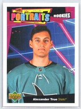 2020 Upper Deck Alexander True #P-54    UD Portraits San Jose Sharks