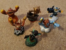 Skylanders Spyros Scorpion Jet Ninja Lightening Eruptor Figures Bundle Pre Owned