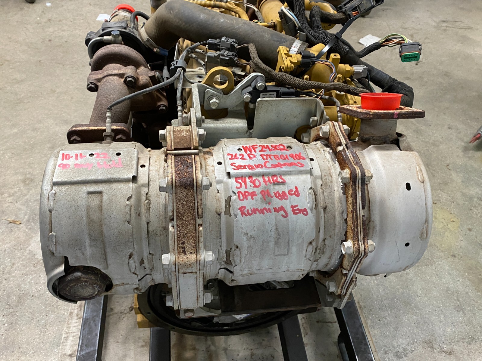2014 CAT Caterpillar Engine C3.3B 262D Skid Steer 3.3L Runs DPF Clogged KUBOTA eBay