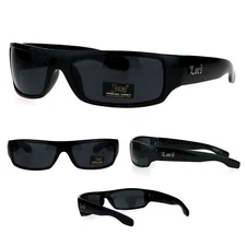 Locs Mens Gangster Classic Narrow Rectangular Cholo Biker Sunglasses