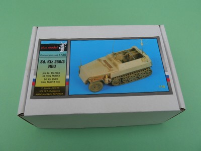 1:35  PLUSMODEL 119  Sd.Kfz 250/3 - Konversionsbausatz (Resin + PE) für TAMIYA