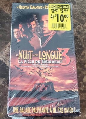 *VHS French Movie La Nuit la Plus Longue 3 - Quentin Tarantino, Danny Trejo (2)